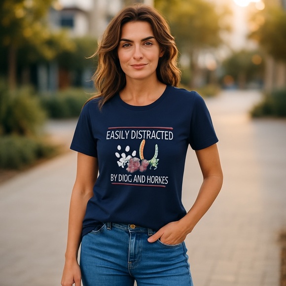 Port and Company Tops - Port and Company Blue Short Sleeve Tee